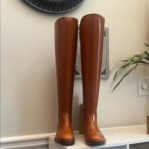 New Durazzi Milano Equestrian High Leather Boots Size 38/8US